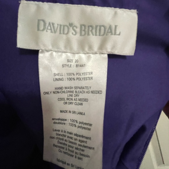 David’s bridal bride made or prom dress - Picture 3 of 3